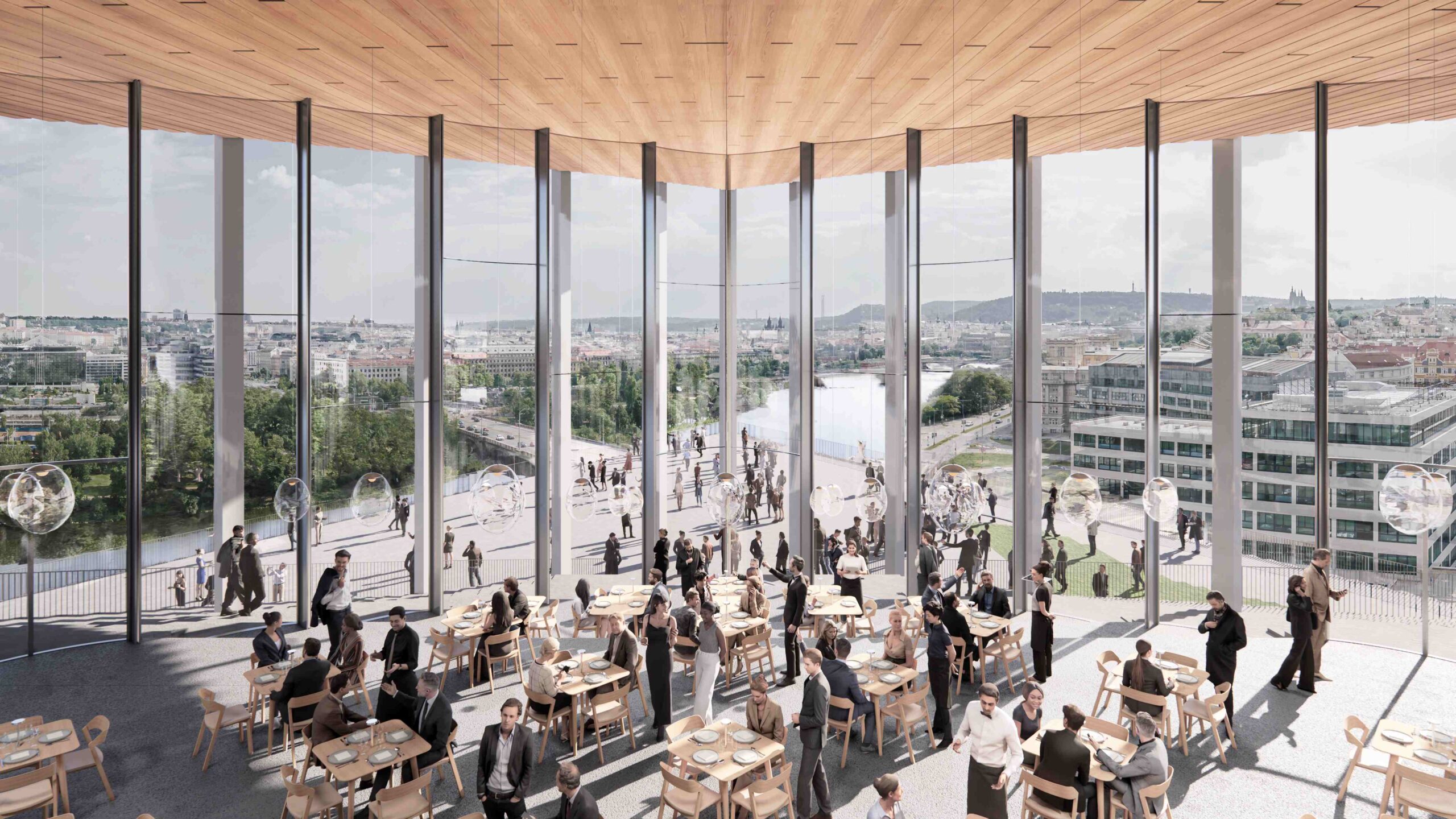 Philharmonie Prag_City View Bistro_Credit BIG Bjarke Ingels Group