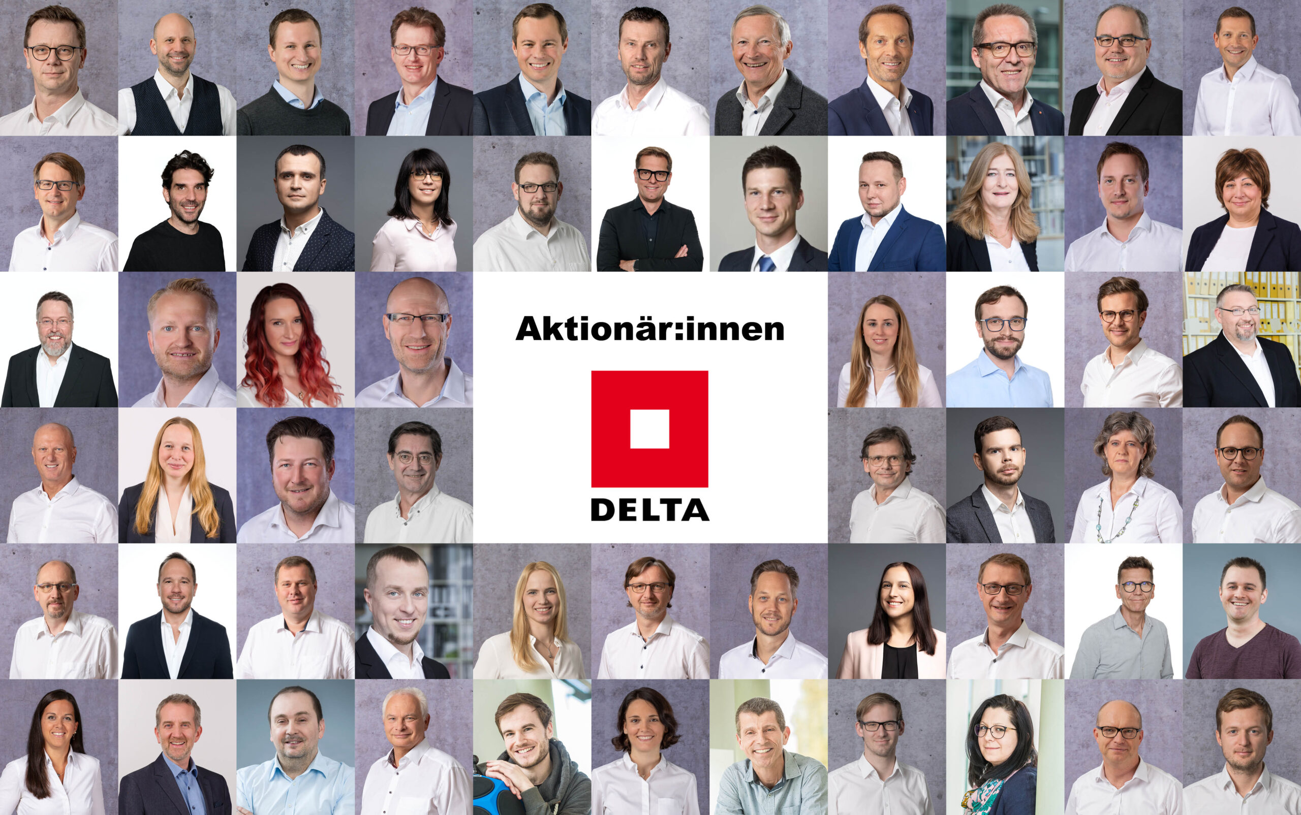 Bilder der Aktionäre der DELTA AG