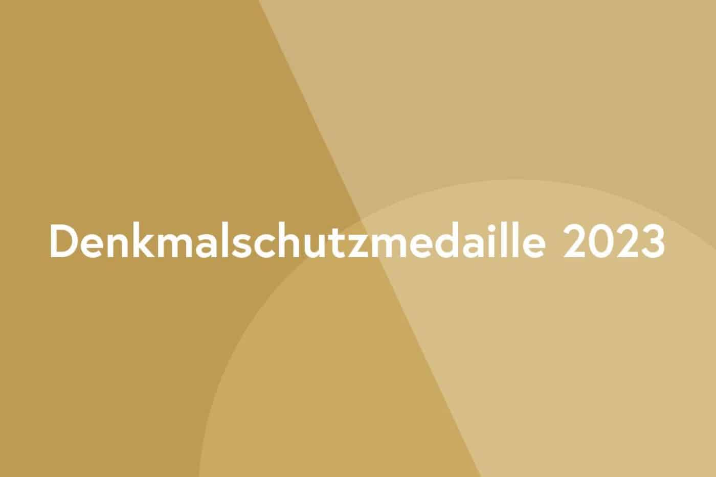 Denkmalschutzmedaille